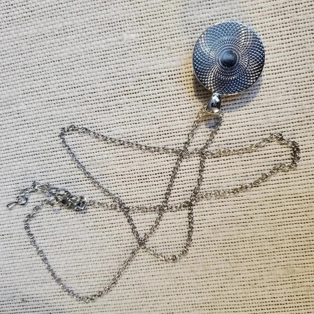 Pi Number Math Geek Necklace Silver - Picture 4 of 4